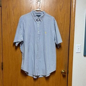 Polo by Ralph Lauren Men's Blue Striped Shirt